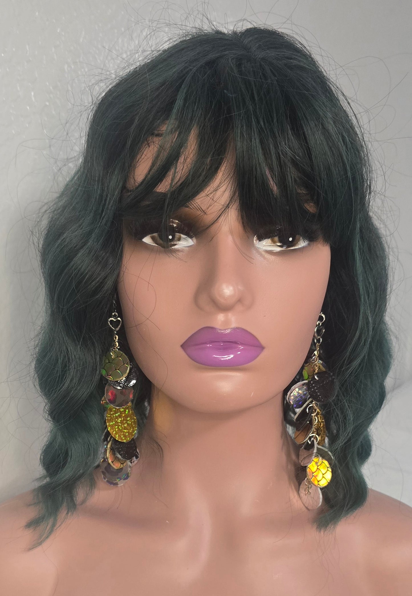 Jaimee - Neutral Multicolored Gold Dangle Earrings