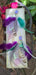 Gemma - Purple Green Feather Earrings