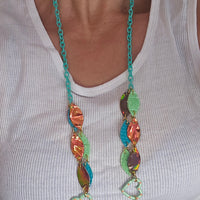Anna - Orange Green Eyewear Chain