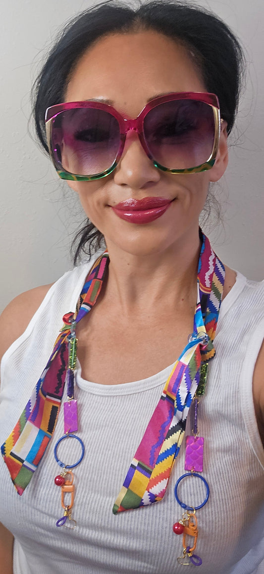 Beverly - Multicolored Bright Scary Eyewear Chain