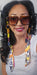 Tonya - Animal Print Scarf Eyewear Chain