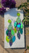 Angelica - Green Iridescent Chandelier Earrings