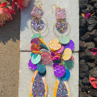 Chloe - Pastel Multicolored Dangle Earrings