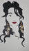 Vanessa - Brown Teardrop Chandelier Earrings