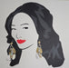 Morgan - White Sparkly Chandelier Earrings