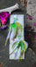 Angela - Green Feather Earrings