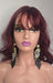 Noel - Black Animal Print Chandelier Earrings