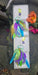 Sera - Lime Green Iridescent Feather Earrings