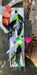 Melanie - Lime Green Festival Feather Earrings