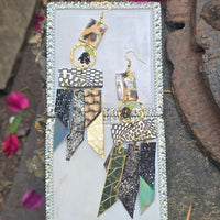 Laurel - Gold Fringe Earrings