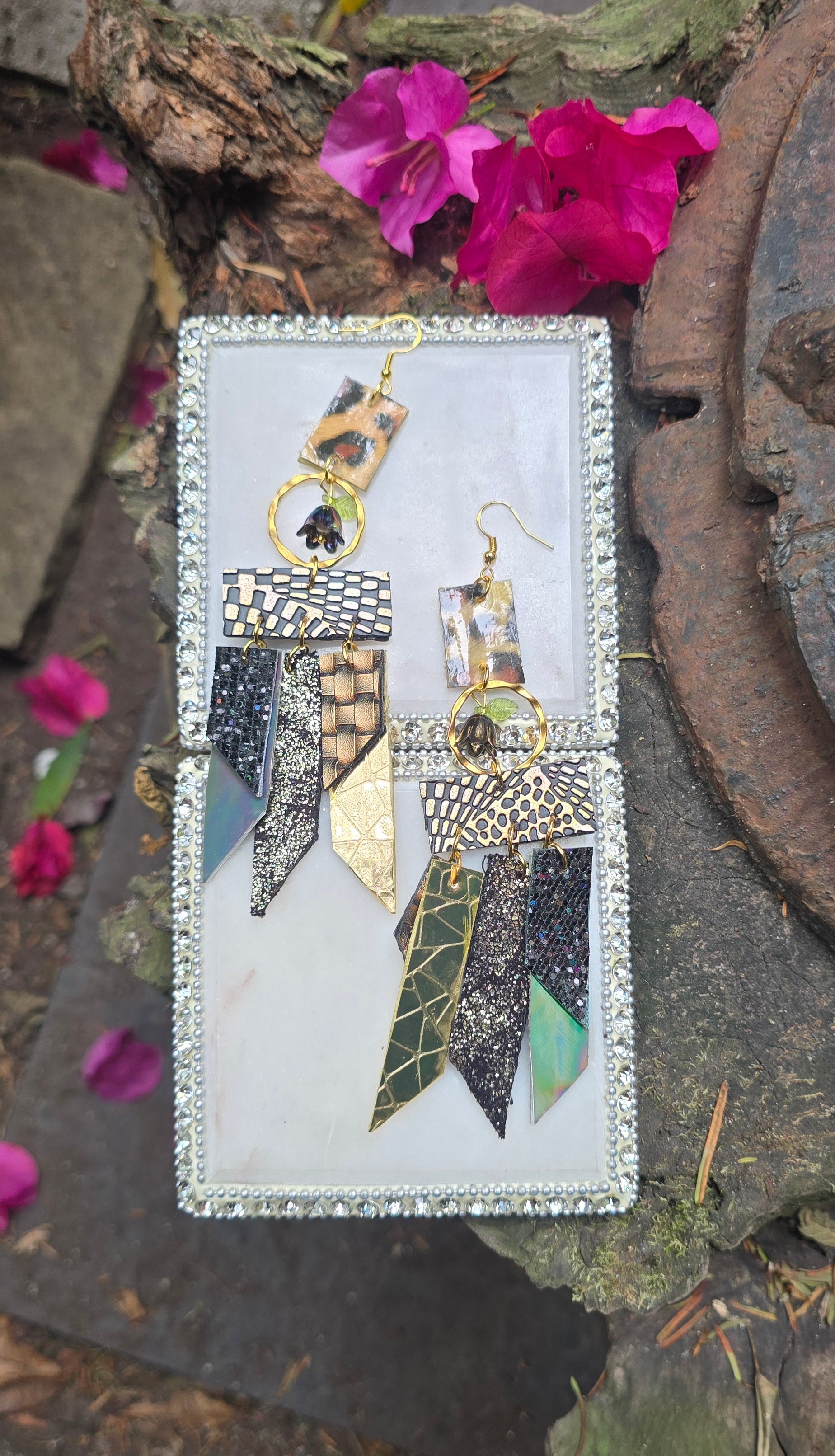 Laurel - Gold Fringe Earrings