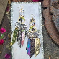 Laurel - Gold Fringe Earrings