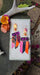 Melin - Purple Animal Print Fringe Earrings
