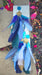 Veronica - Beautiful Blue Boho Feather Earrings