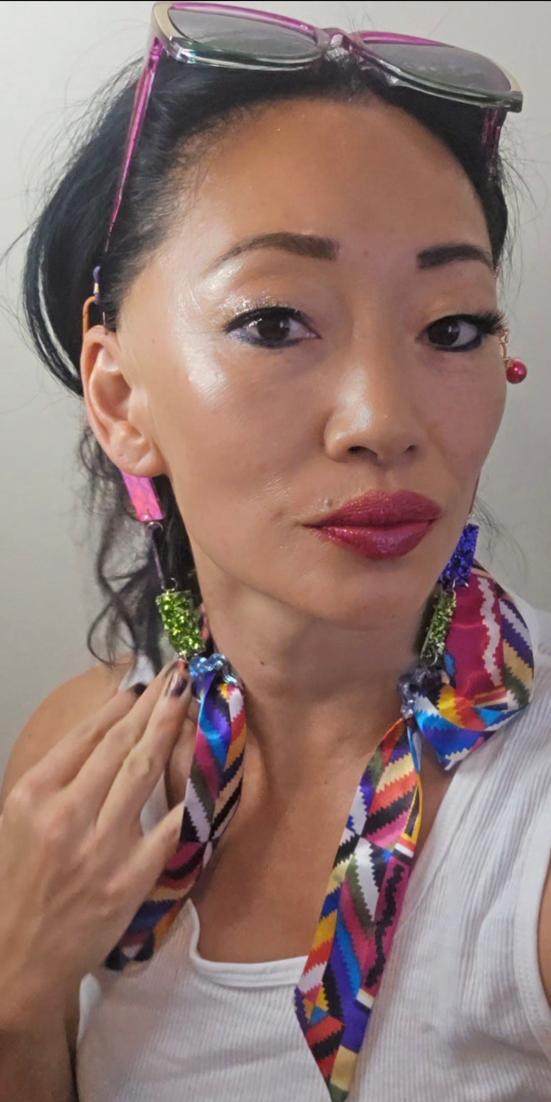 Beverly - Multicolored Bright Scary Eyewear Chain