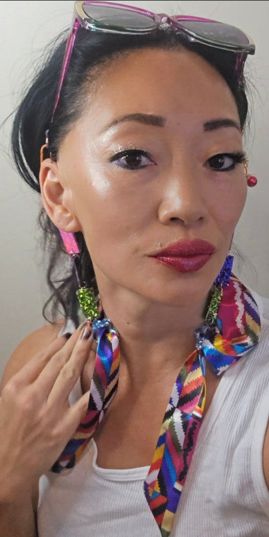 Beverly - Multicolored Bright Scary Eyewear Chain