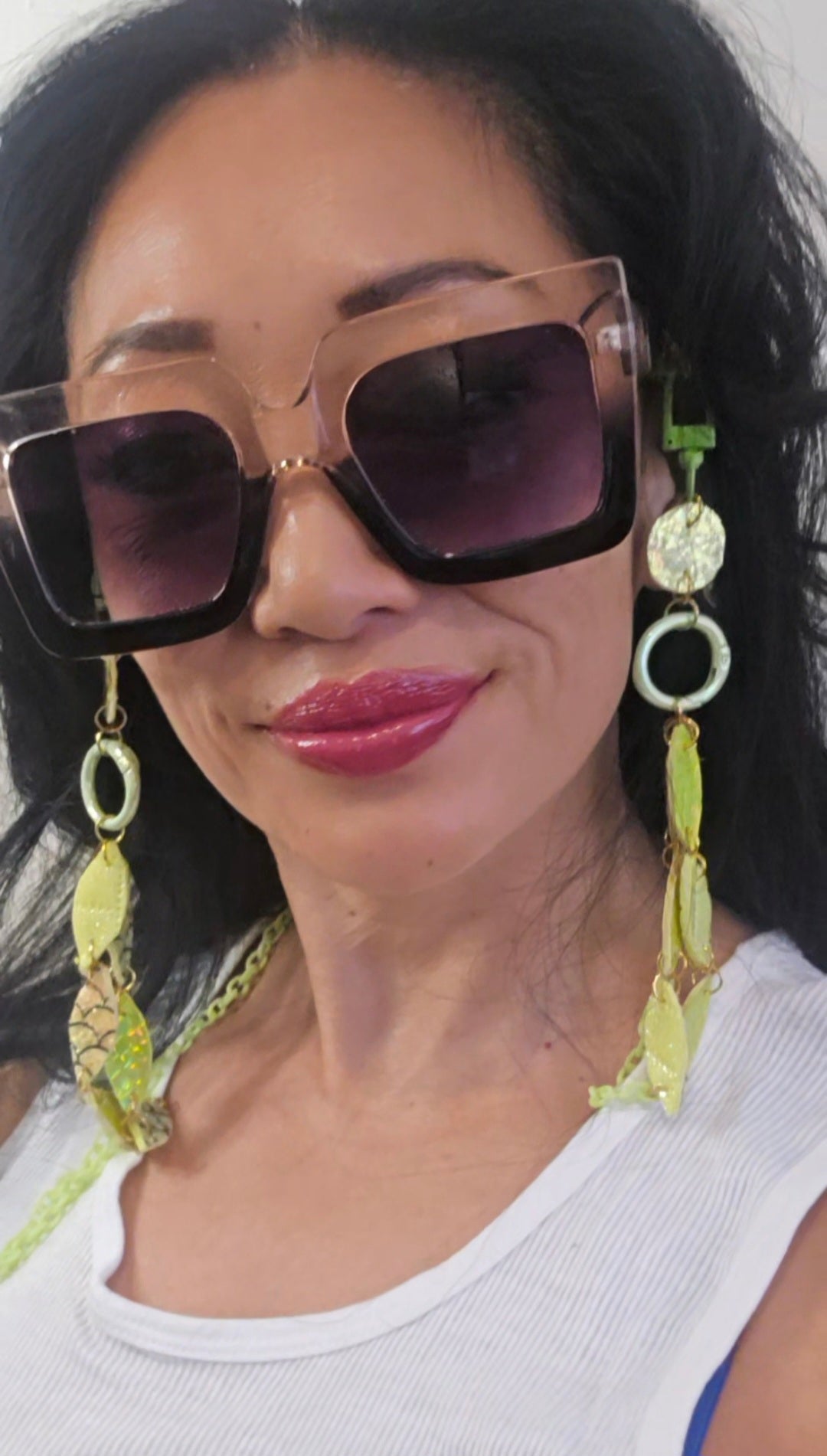 Leanne - Lime Yellow Eyewear Chain