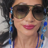 Kate - Blue Eyewear Chain