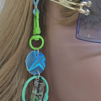 Whitney - Blue Green Eyewear Chain