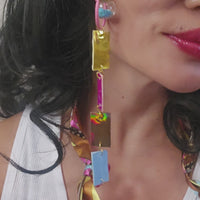 Eva - Brown Scarf Eyewear Chain