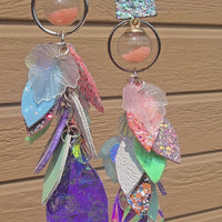 Monique - Pastel Multicolored Chandelier Earrings
