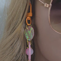 Summer - Yellow Iridescent Eyewear Chain